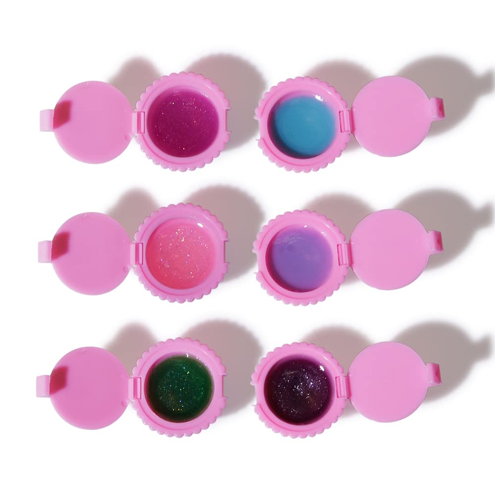 Baume à lèvres cupcake cerise mini Mebtmel, effet brillant discret et usage pratique.