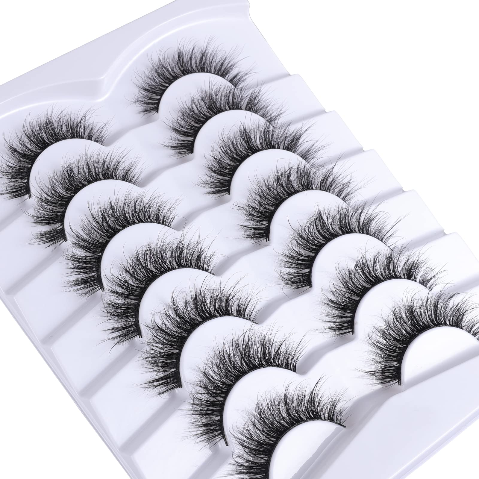 Cils Mebver dens et fluffy, volume naturel et subtil.