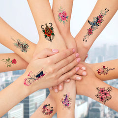 MECOLOUR papier tatouage temporaire – utilisation rapide pour tatouages à domicile.