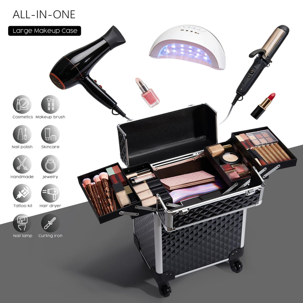 Mecucasi usage itinerant pour maquillage et coiffure sur site.