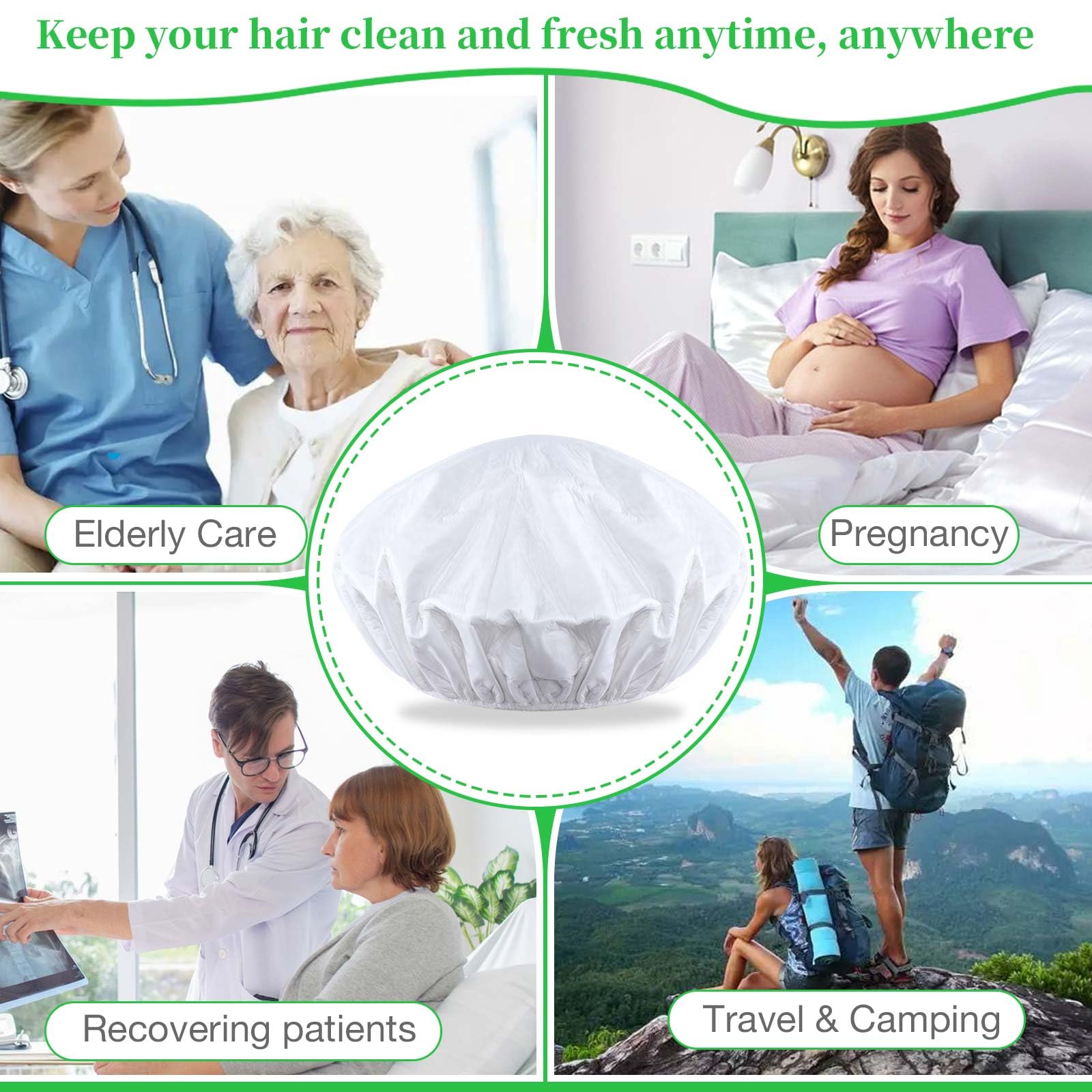MED bonnet pratique pour personnes agees et soins hospitaliers.