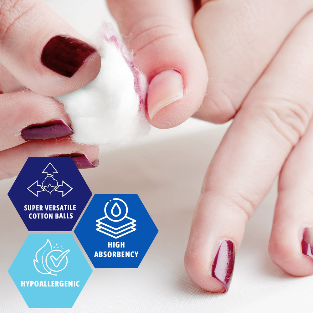 MED PRIDE Boules coton hypoallergenes adaptées peau sensible et usage quotidien