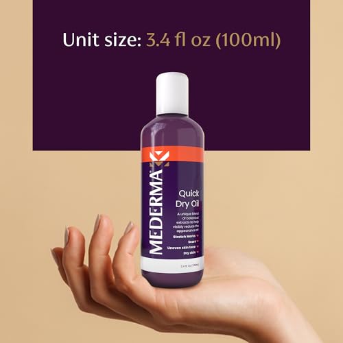 Huile Mederma rose musquée sur flacon, extraits botaniques pour éclat naturel