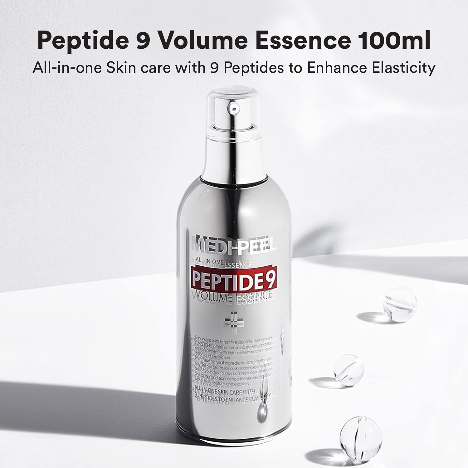 MEDI-PEEL Peptide 9 Volume Essence offre hydratation instantanée et fermeté durable