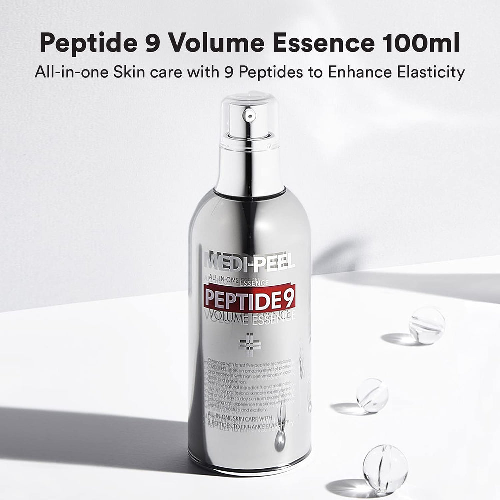 MEDI-PEEL Peptide 9 Volume Essence offre hydratation instantanée et fermeté durable