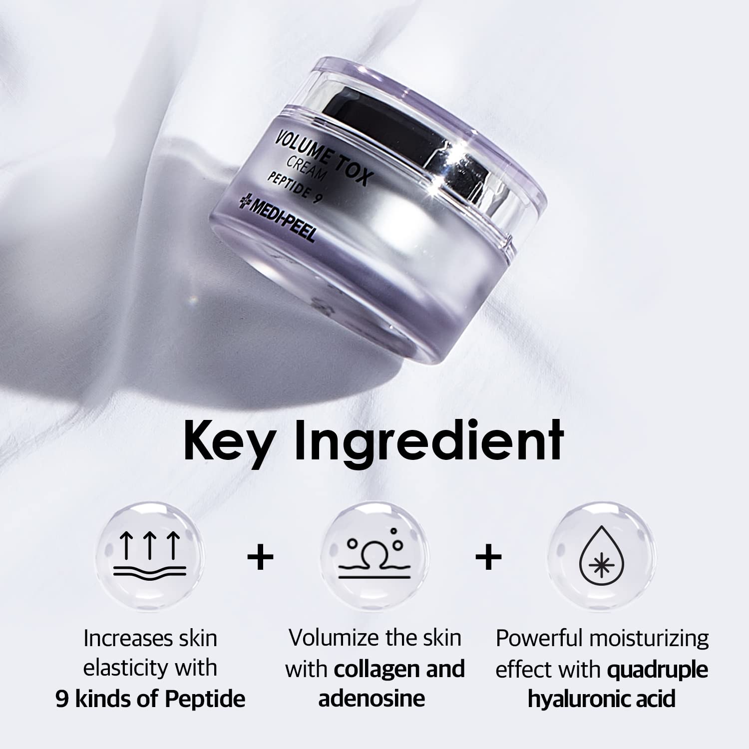 Pot Medi-Peel Peptide 9 Volume Tox pour un soin quotidien lumineux