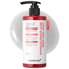 Medicube Body Peel Shot – bouteille acide hypochloreux pour peau corporelle purifiée.