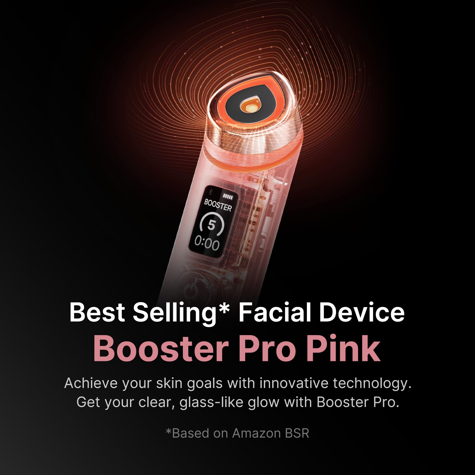 medicube Booster Pro absorption optimisée grâce au verre clair