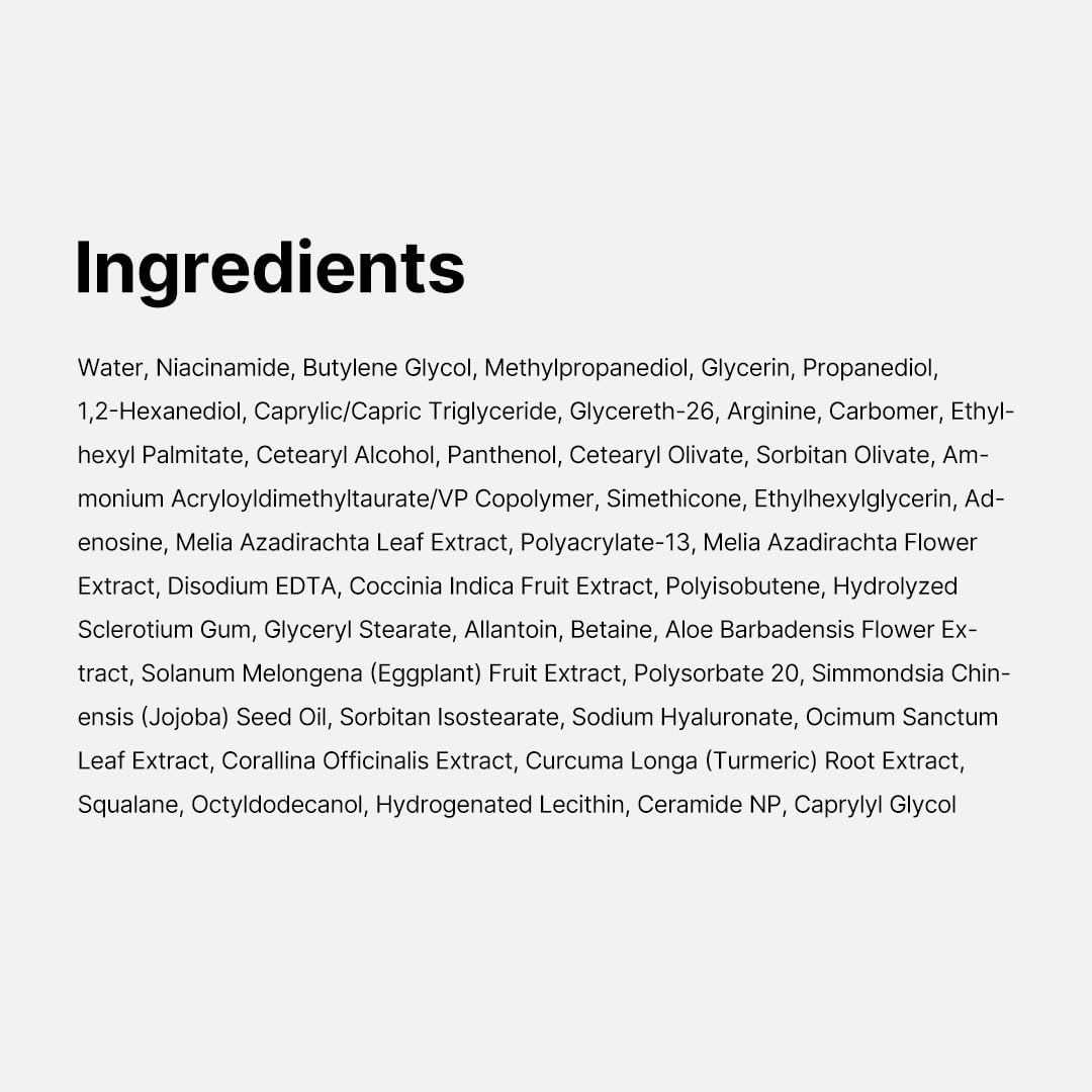 Medicube Capsule Cream patch-test guidance shown on label