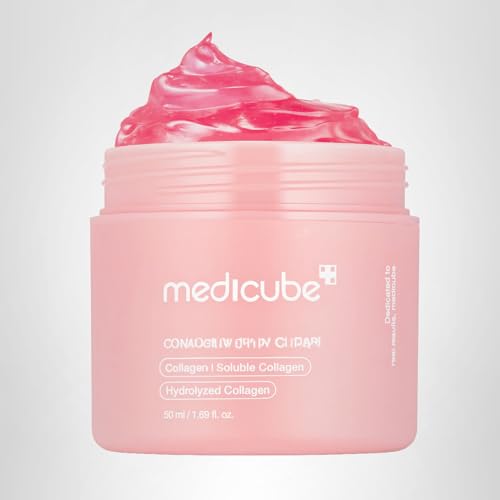 Emballage du Medicube Collagen Jelly Cream avec ingrédients clairement listés.