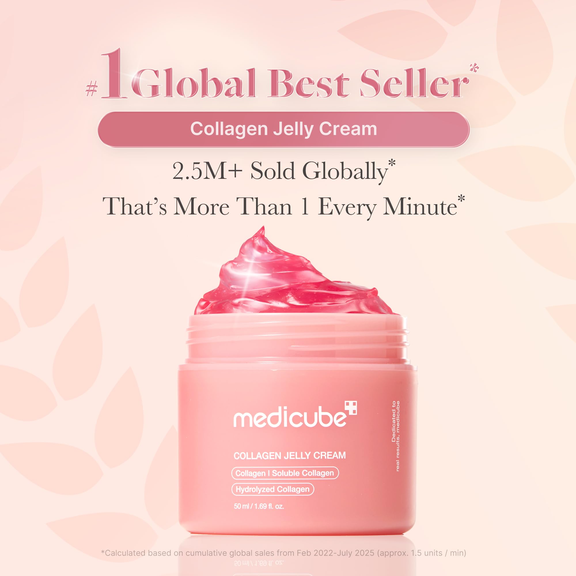Texture gelée transparente du Medicube Collagen Jelly Cream.