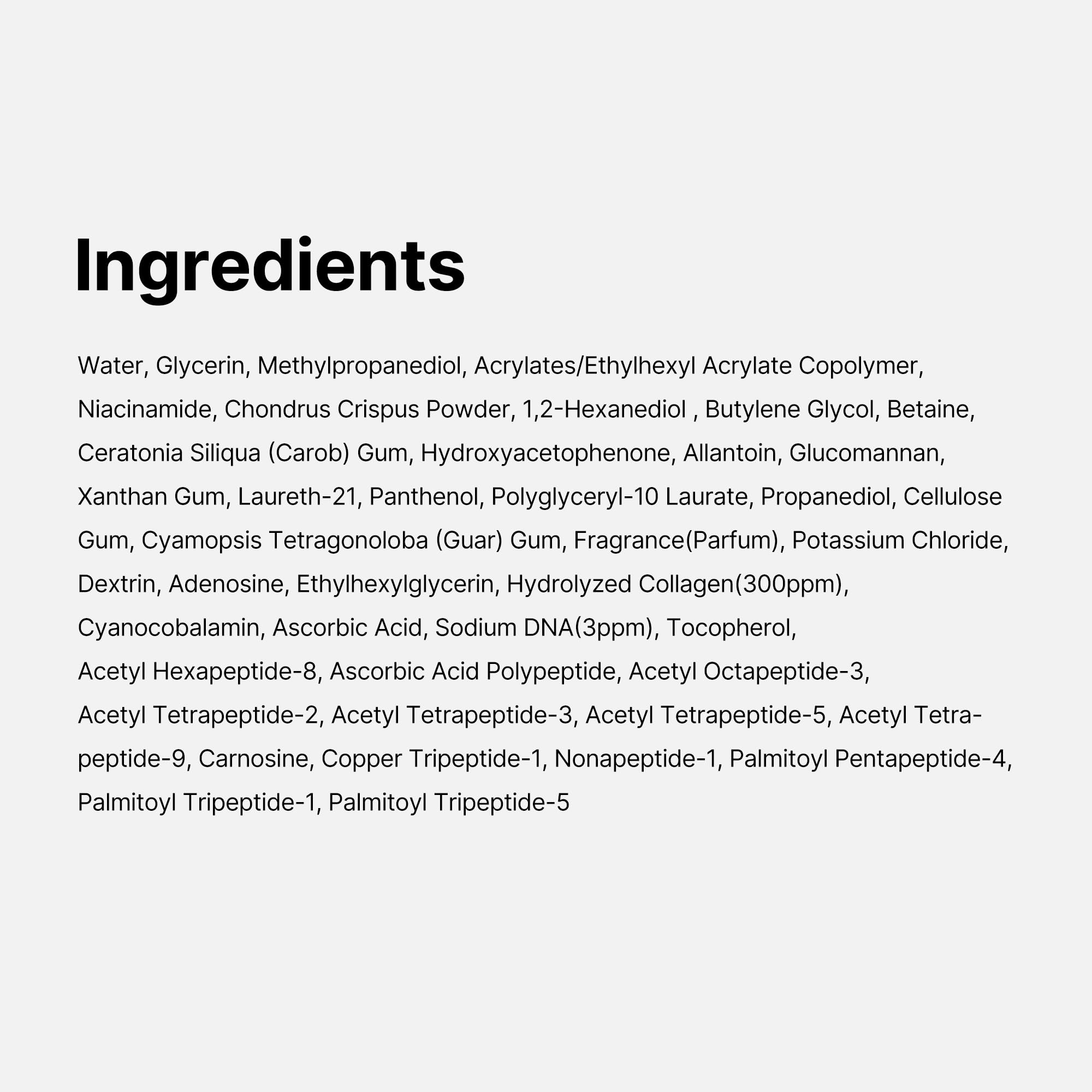 Medicube collagène hydrolyse9 : pénétration profonde pour un fini lisse.