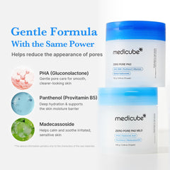 Coton tonifiant medicube zéro-pores doux: réduction du sébum