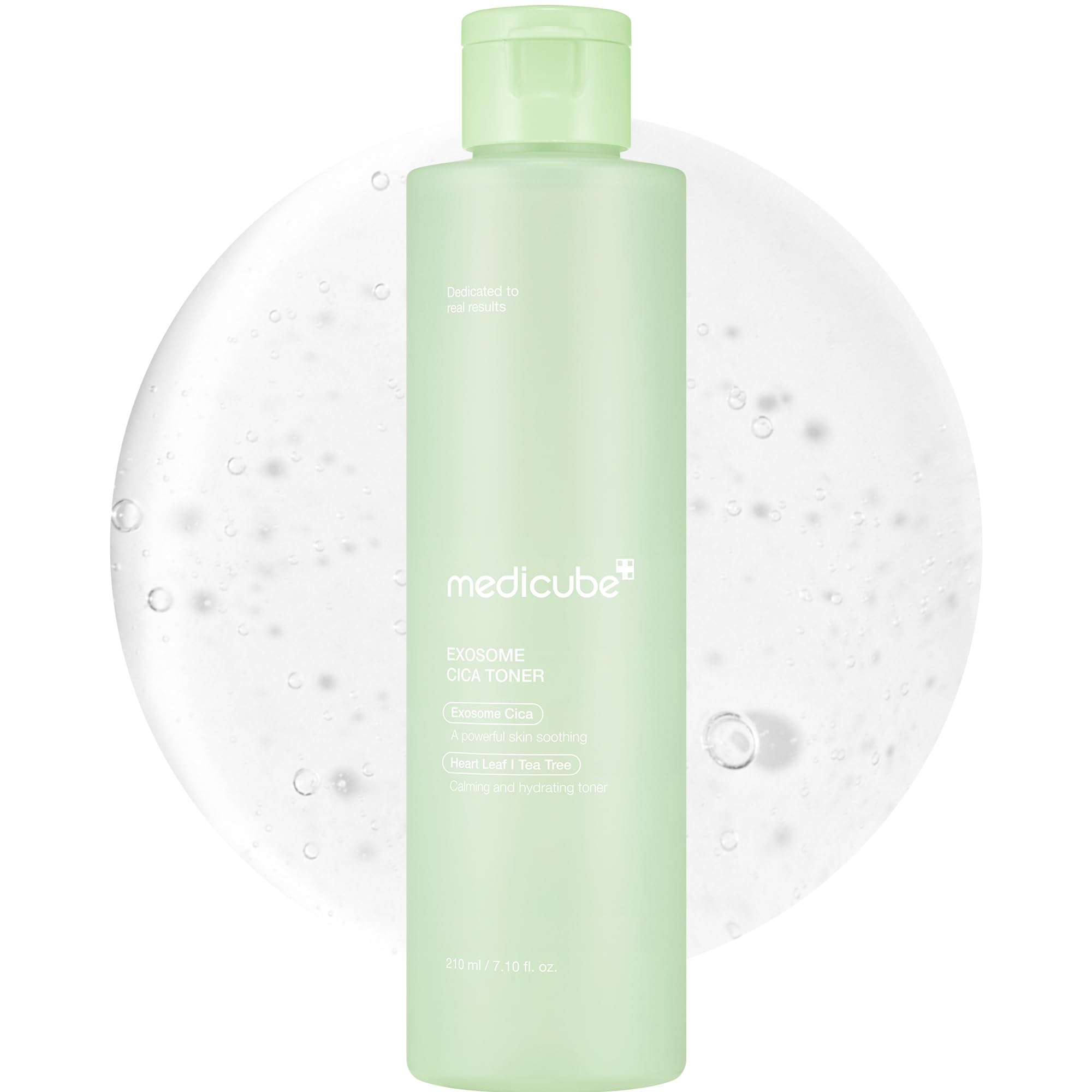 Medicube Exosome Cica Toner : bouteille élégante prête au rituel quotidien.