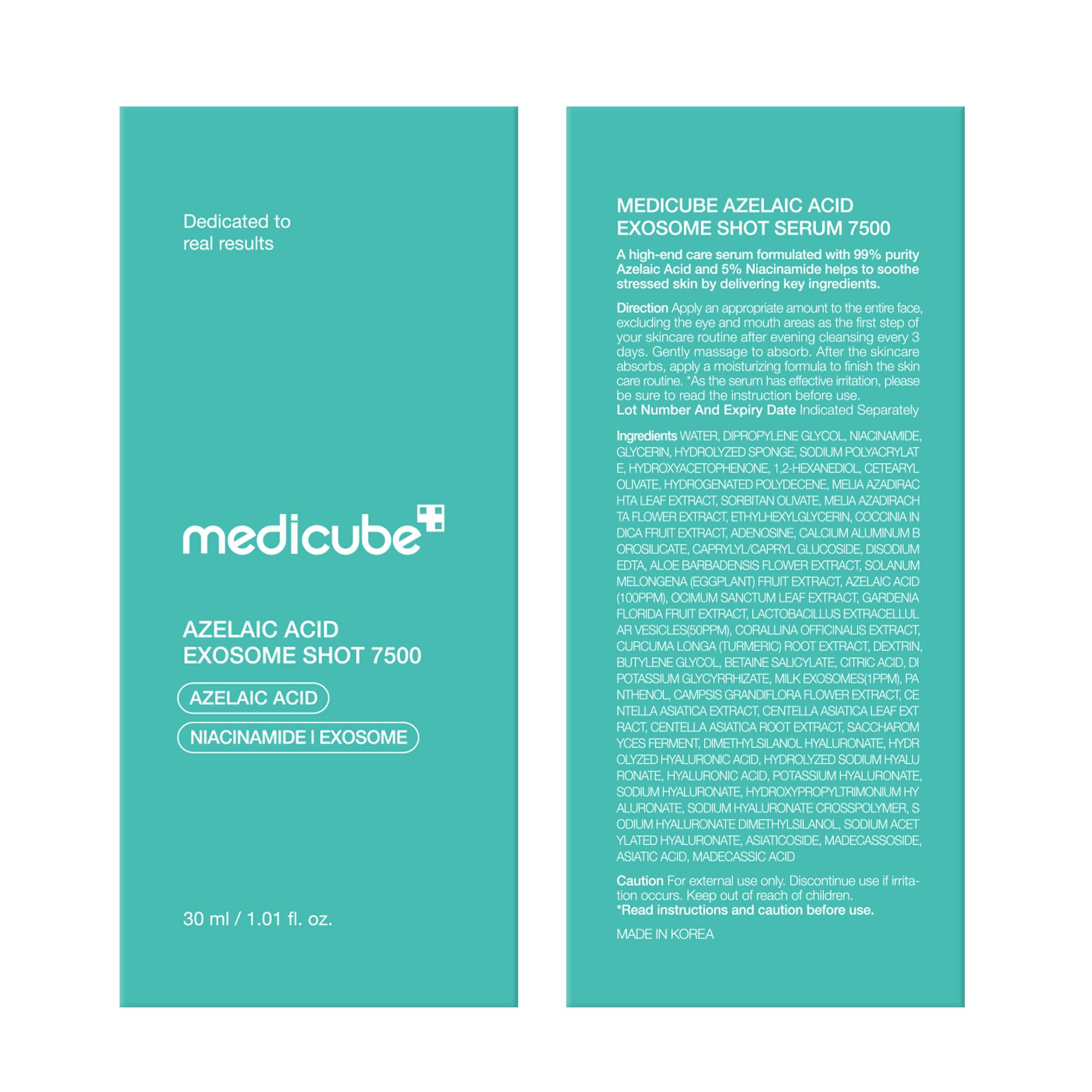 Medicube Exosome Shot après-soin texture uniforme