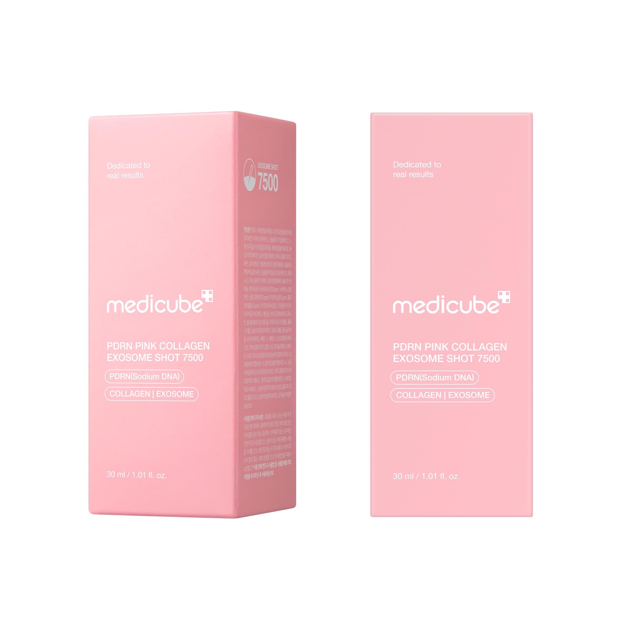 medicube Exosome Shot PDRN Pink Collagen offre une expérience sensorielle légère et marine.