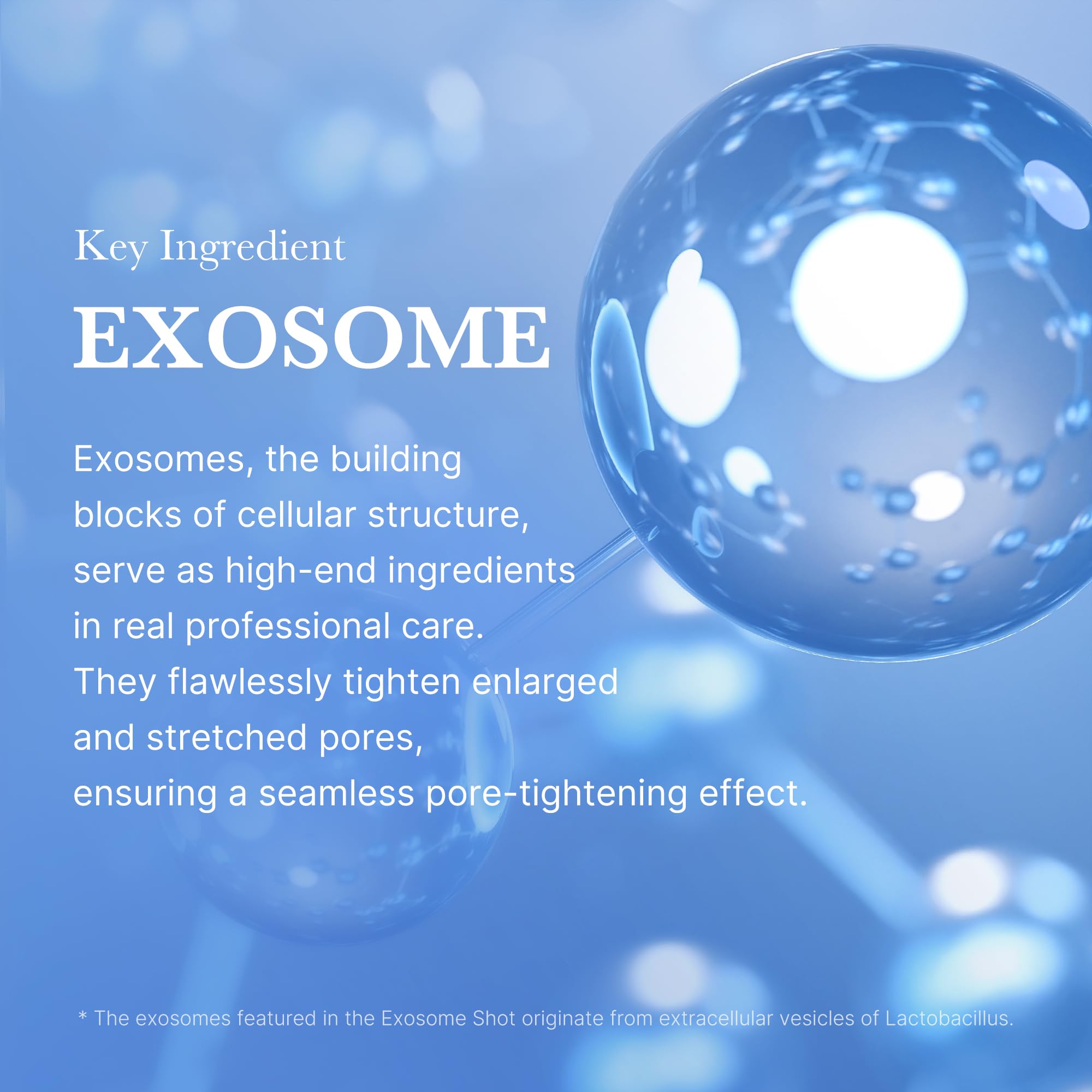 Medicube Exosome Shot Zero 7500 PPM – hydratation profonde pour peau souple et confortable.