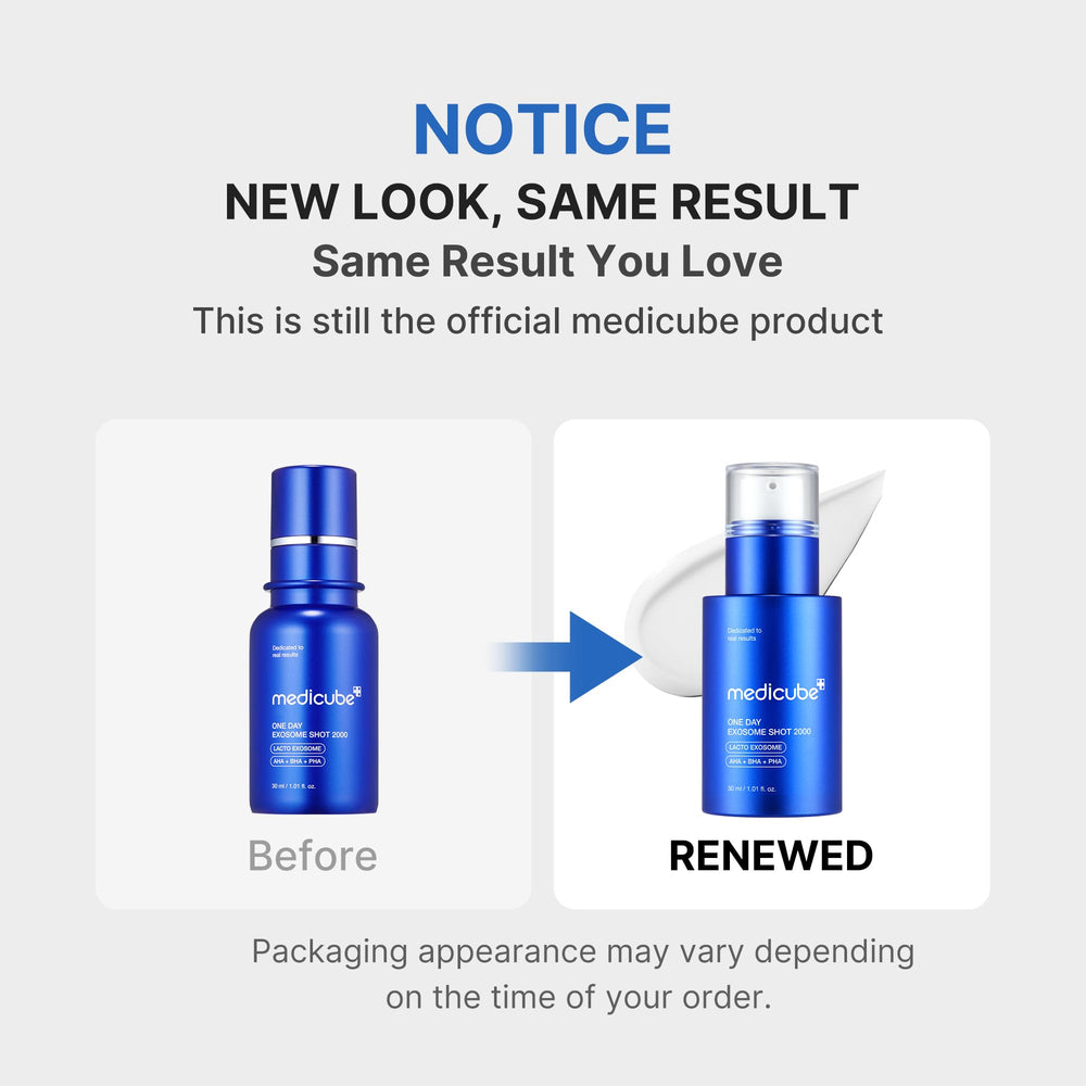 Medicube Exosome Shot Zero 7500 PPM – technologie Spicule, diffusion optimale des actifs.