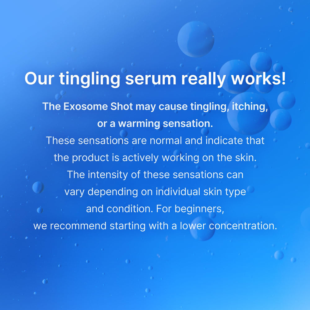 medicube Exosome Shot Zero prêt pour l’application hebdomadaire.