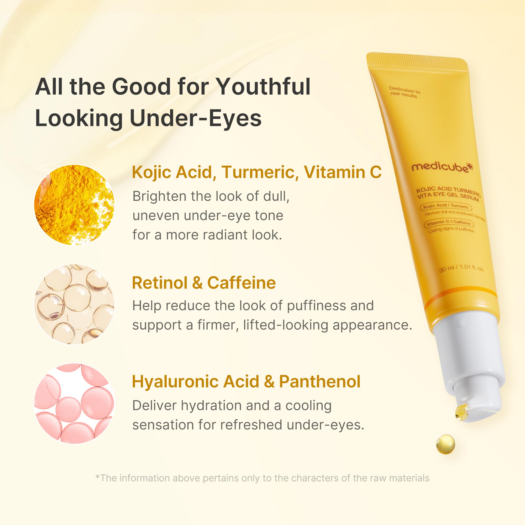 Medicube Eye Serum with Vitamin C and Caffeine for brighter, awake-looking eyes