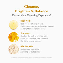 Medicube Kojic Turmeric Whip Cleanser tube packaging for hygienic daily use