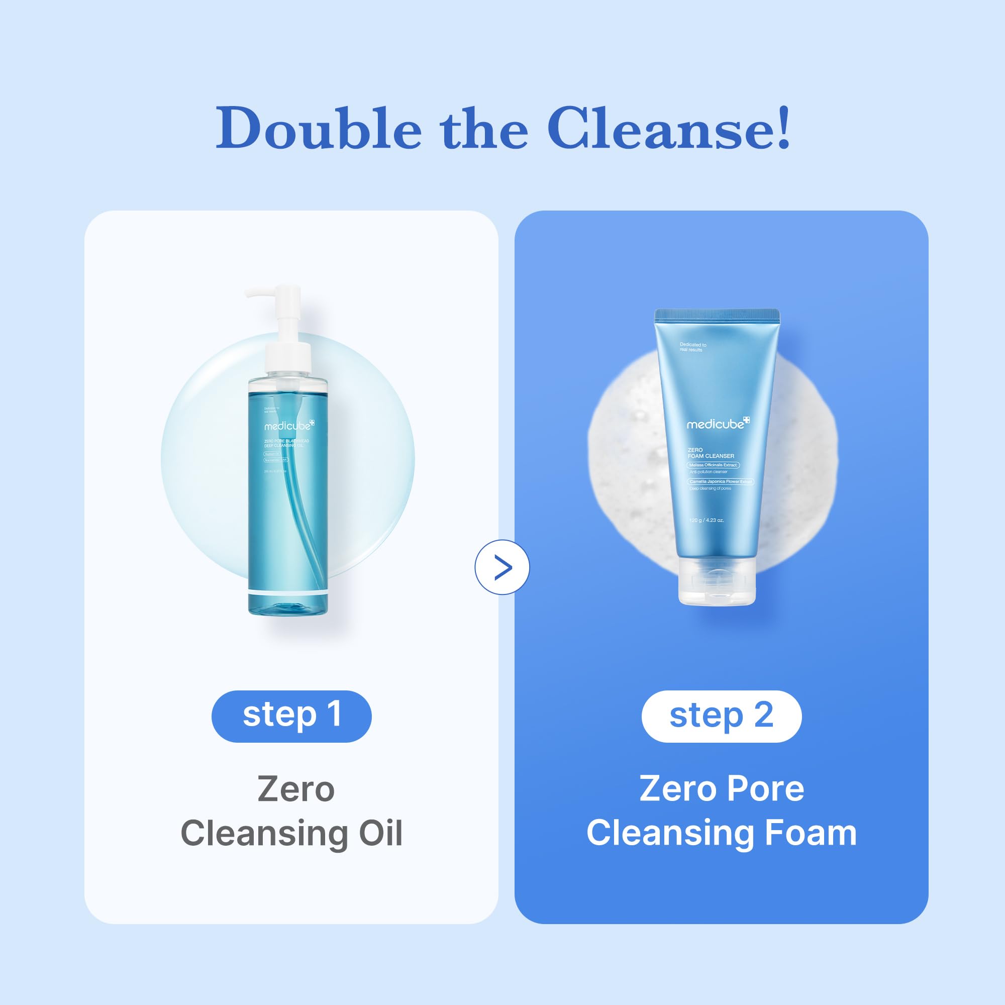Medicube Nettoyant Moussant – hydratation préservée pendant le nettoyage quotidien.