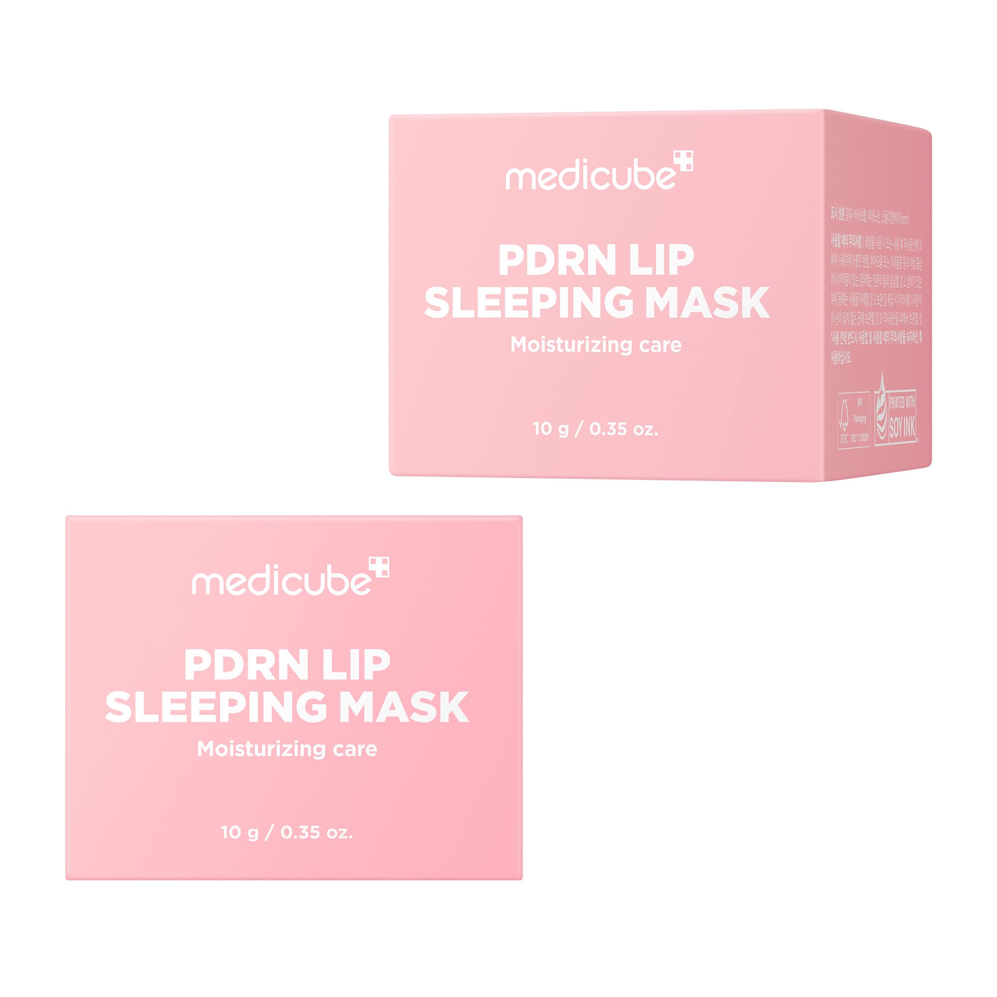 Medicube PDRN masque lèvres, usage quotidien et nocturne.