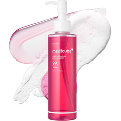 Medicube PDRN Gel à Mousse – bouteille montrant le gel transformé en mousse pour un nettoyage délicat