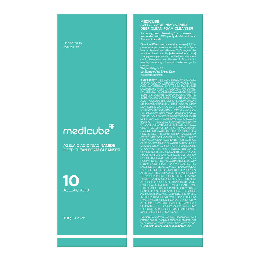Medicube peau raffinée après les imperfections et les points.