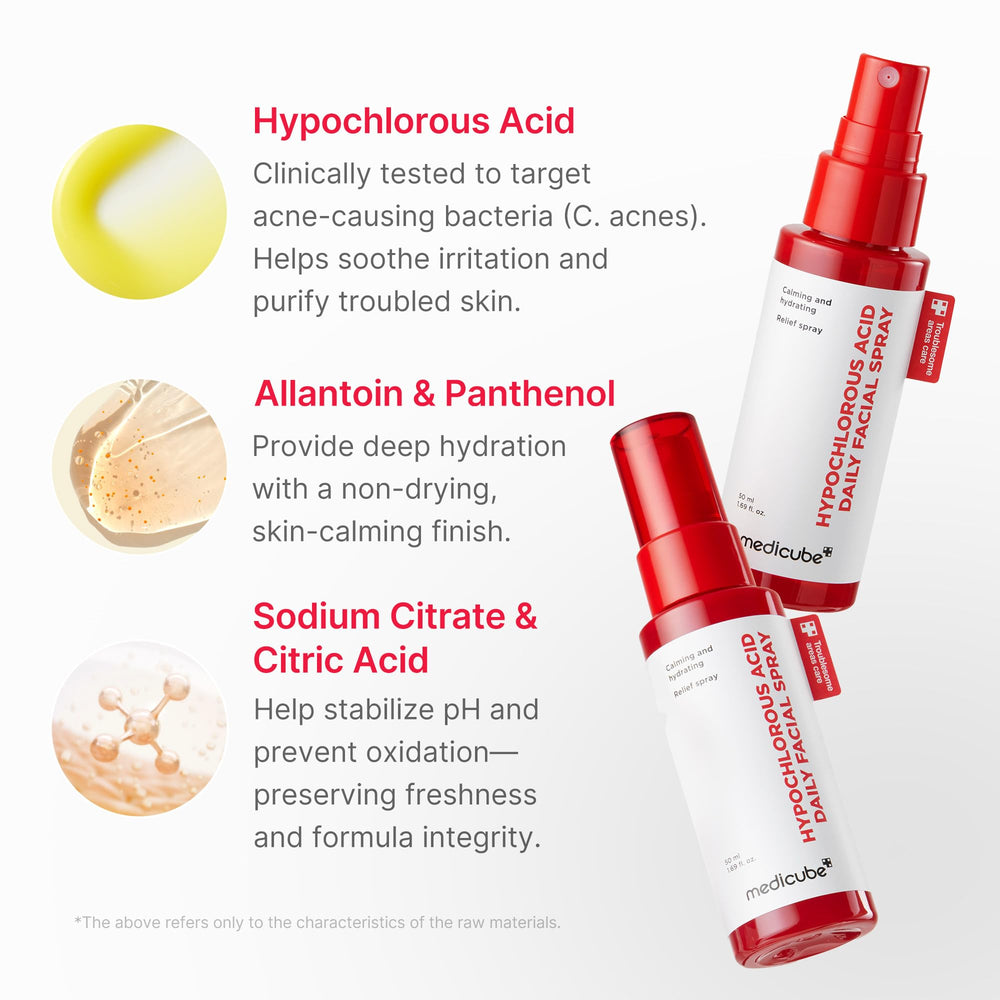 Medicube Power Soothing Spray application apres nettoyage