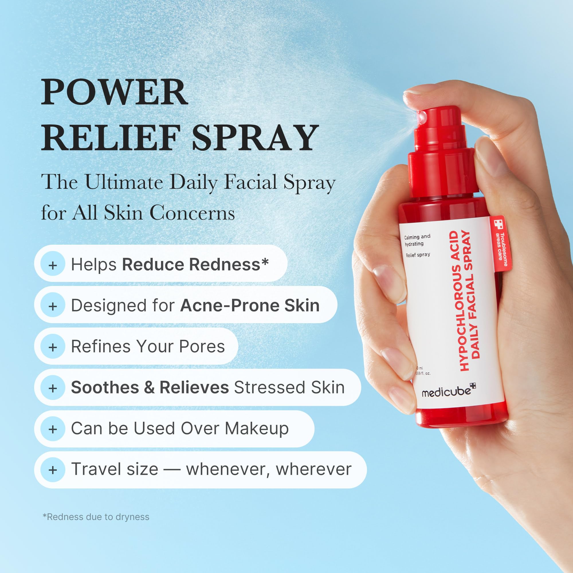 Medicube Power Soothing Spray brume visage rafraîchissante