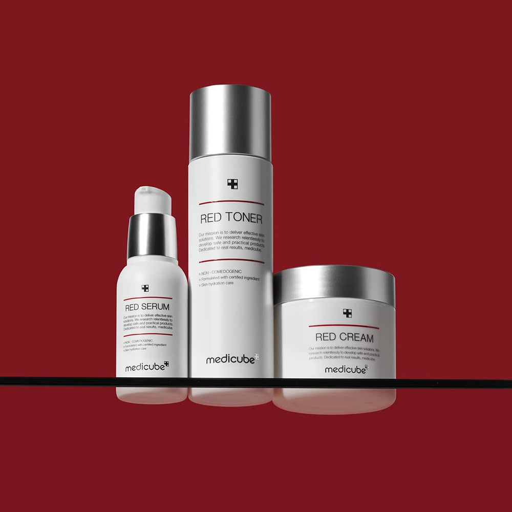 Medicube Red Cream 2.0 – Soin quotidien non comédogène pour peaux mixtes.