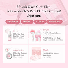 Medicube Salmon DNA PDRN serum for radiant, smoother skin texture.