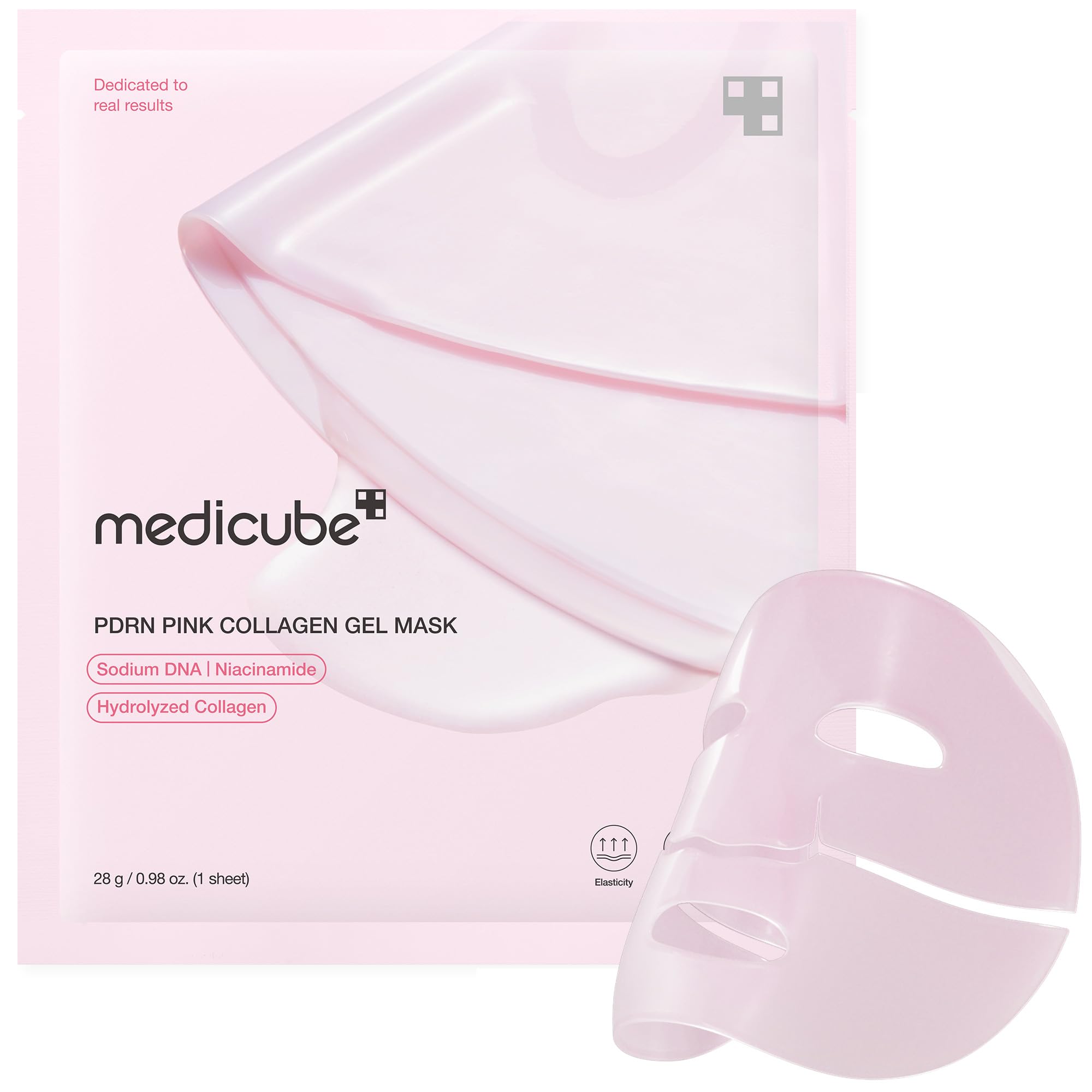 Medicube saumon PDRN rose : gel-masque hydratant pour éclat nocturne.