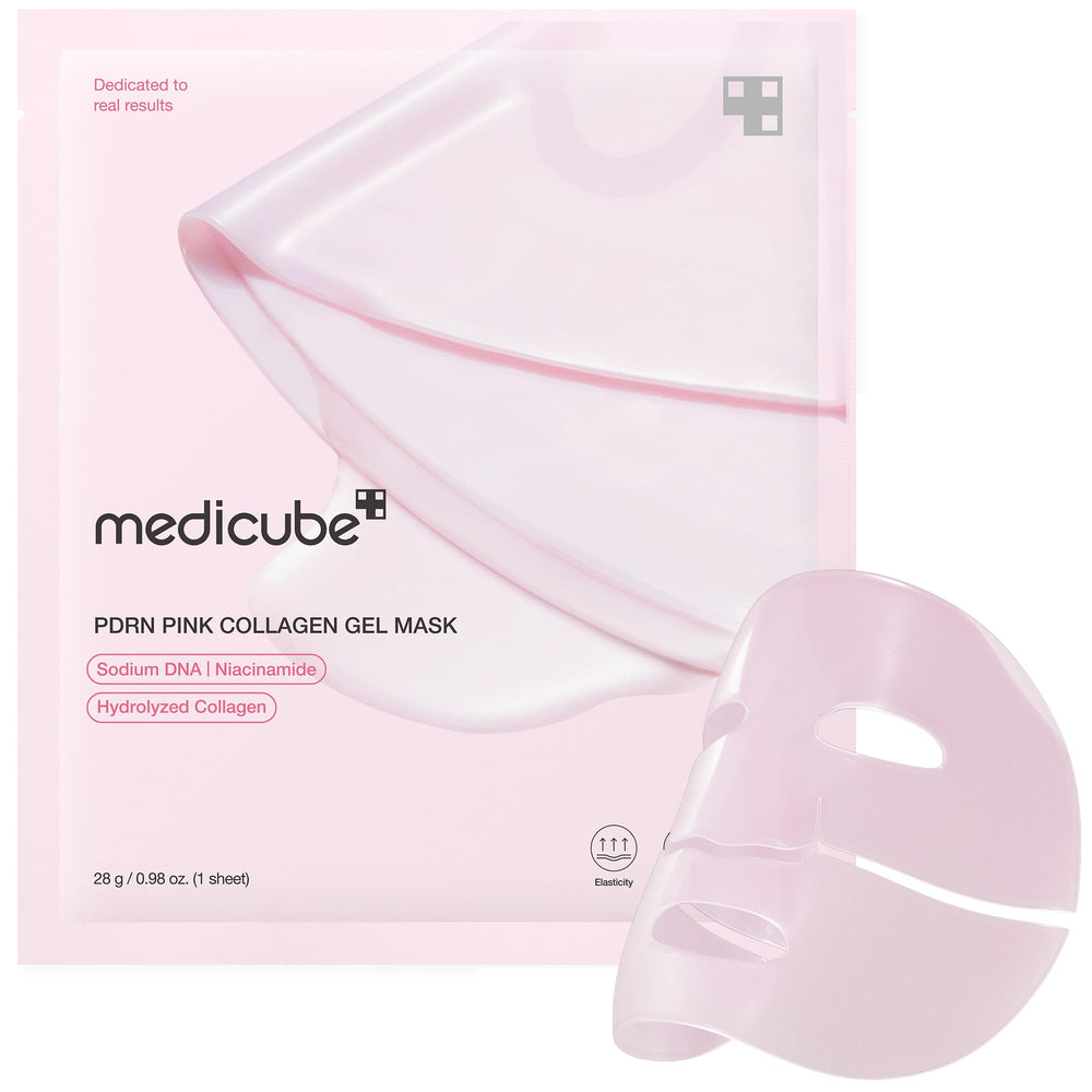 Medicube saumon PDRN rose : gel-masque hydratant pour éclat nocturne.