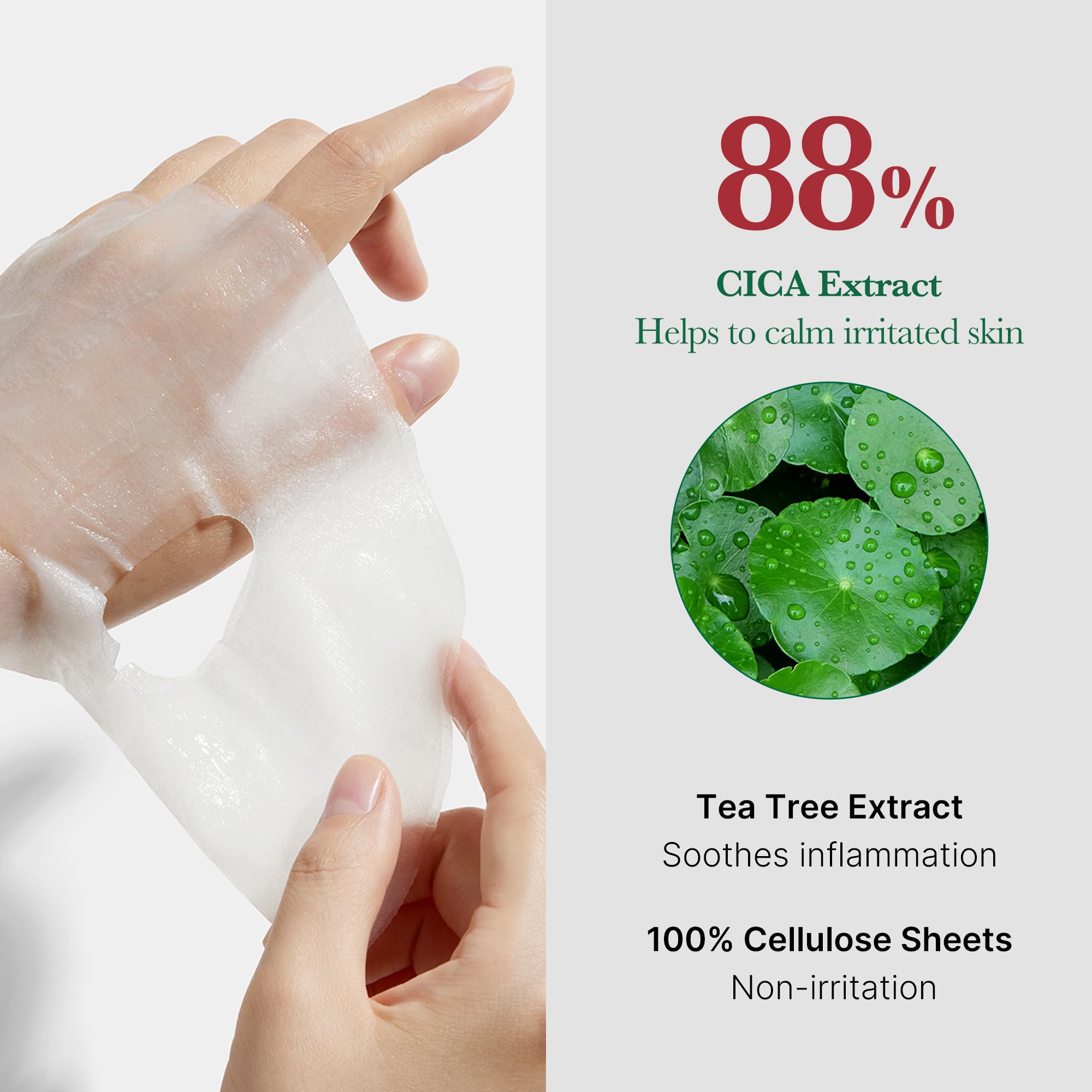 extraits de centella asiatica dans medicube Super Cica Daily pour apaiser et calmer la peau.