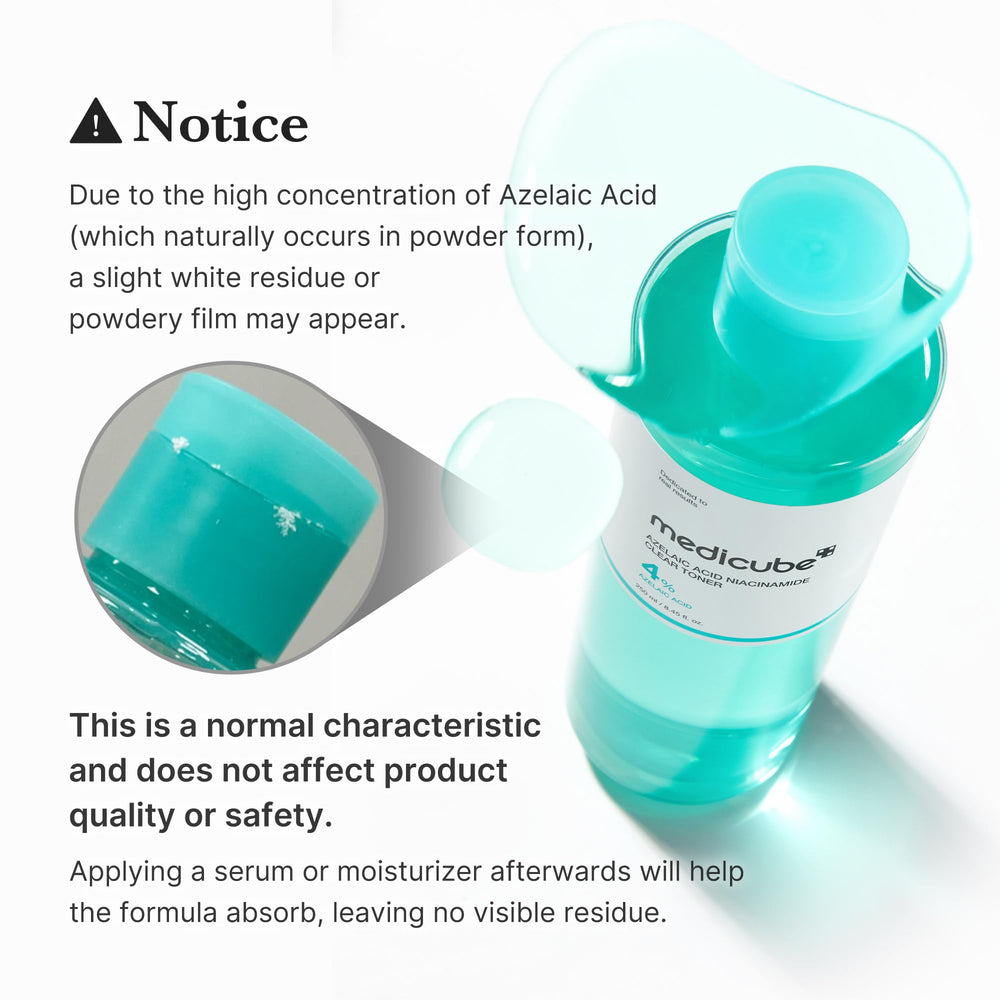 Medicube Toner barrière cutanée soutenue et confort durable