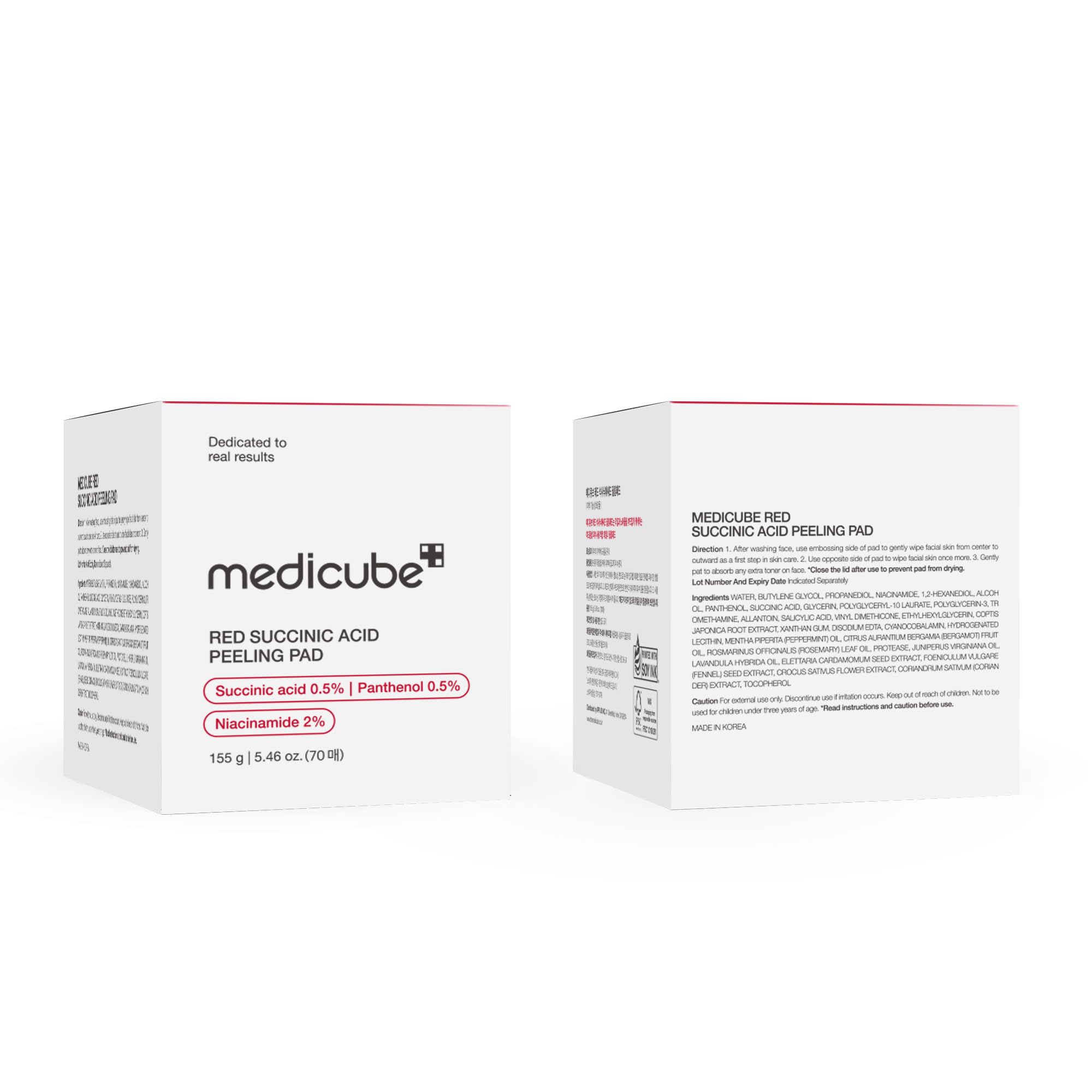 medicube tampons pack 70: solution pratique pour routine exfoliante