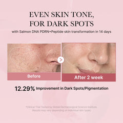 Medicube Tonique, ingrédients peptides et niacinamide, contribuent à un teint homogène.