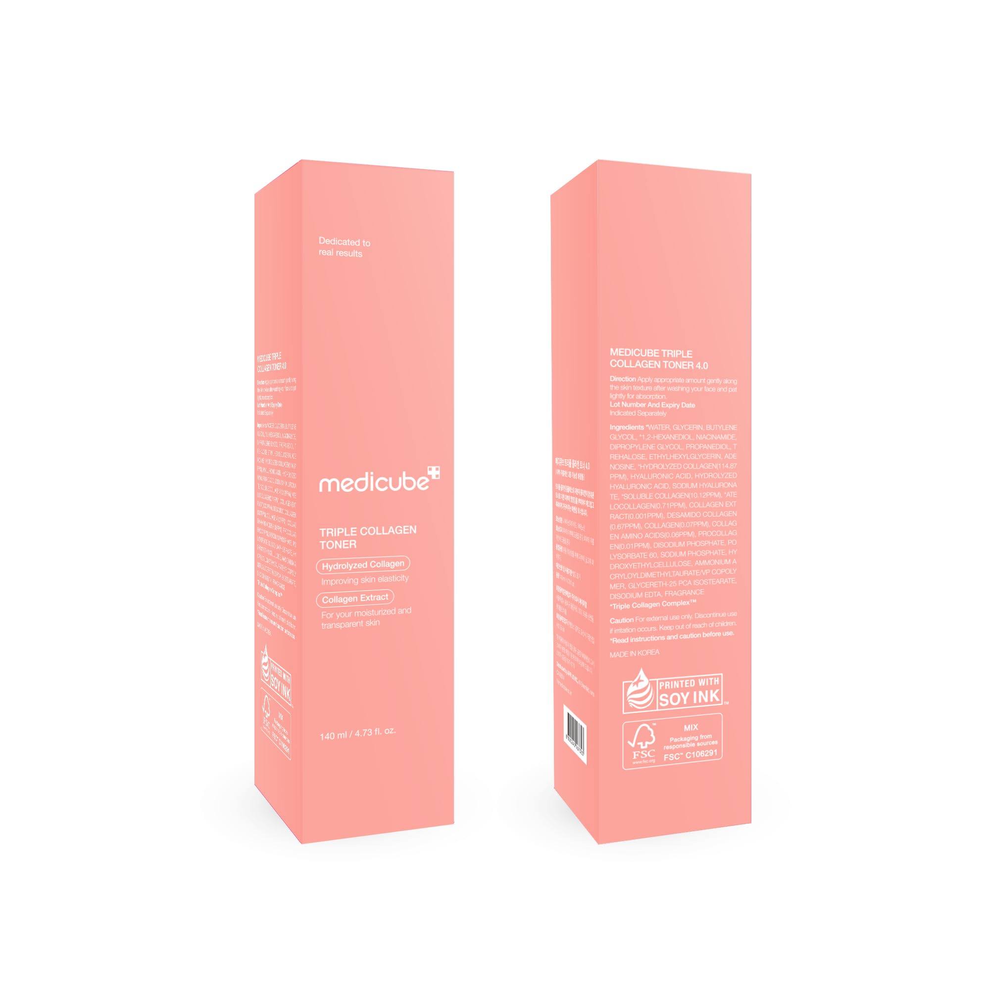 Medicube Tonique Triple Collagen – routine nocturne douce pour hydratation et confort.