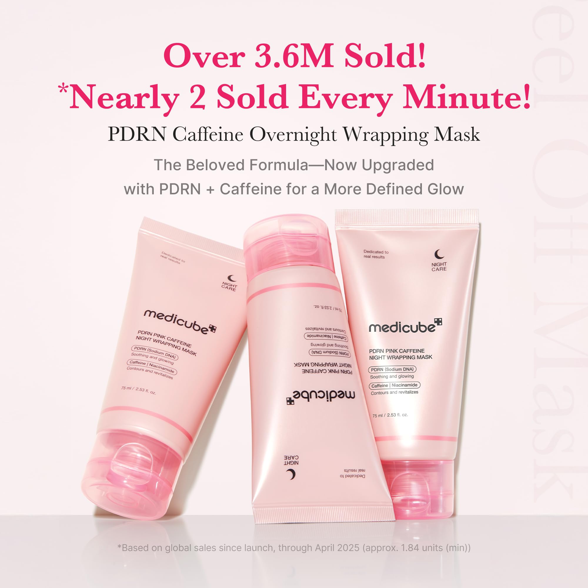 Medicube Wrapping Mask Film-Lumineux Rose : peau lumineuse et éclat discret au matin