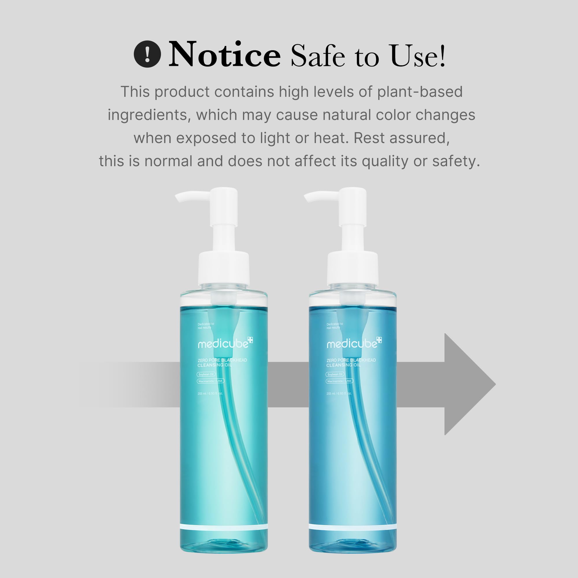 medicube Zero Pore huile demaquillante - huiles vegetales douces pour peau sensible