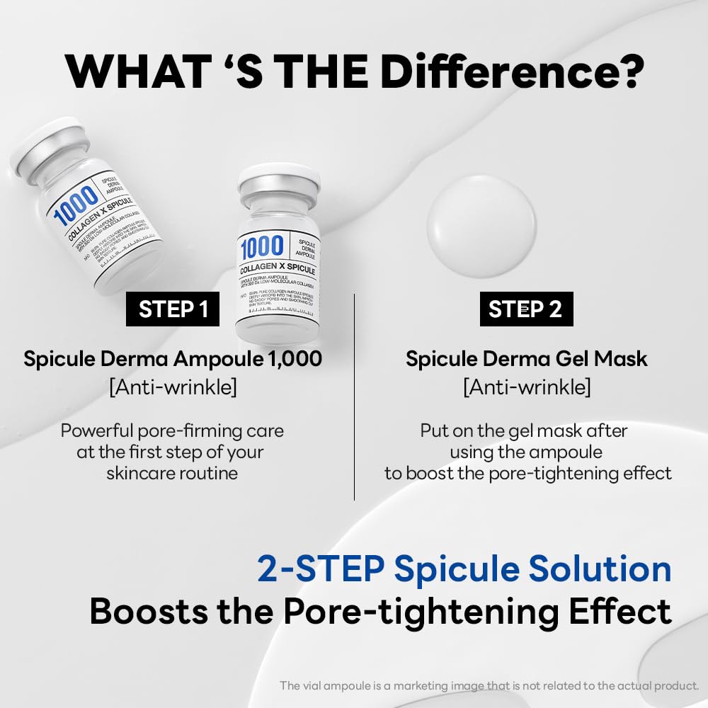 Ampoule Spicule Mediheal absorption en profondeur.