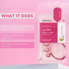 Actifs Niacinamide et brillance Mediheal pour teint uniforme.