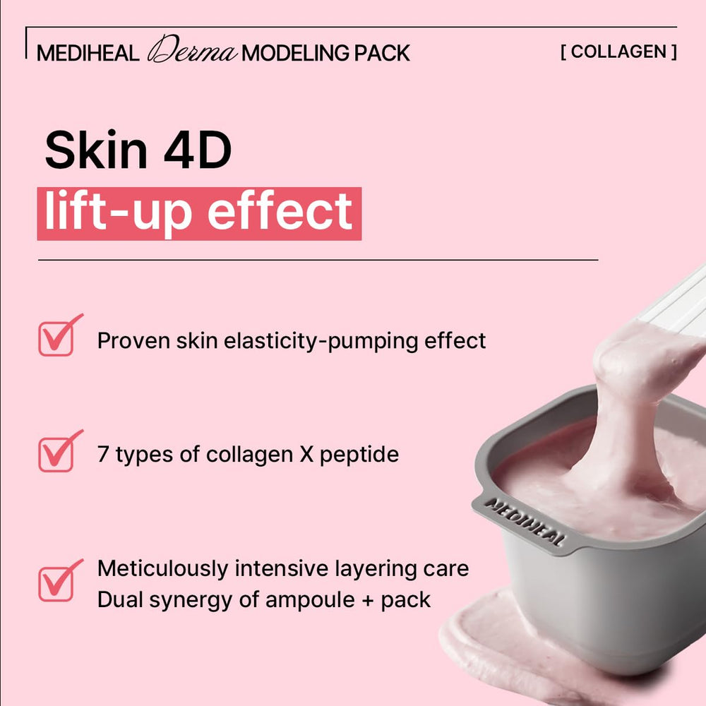 Mediheal ampoule collagène microfibre : absorption ciblée et nourrissante.