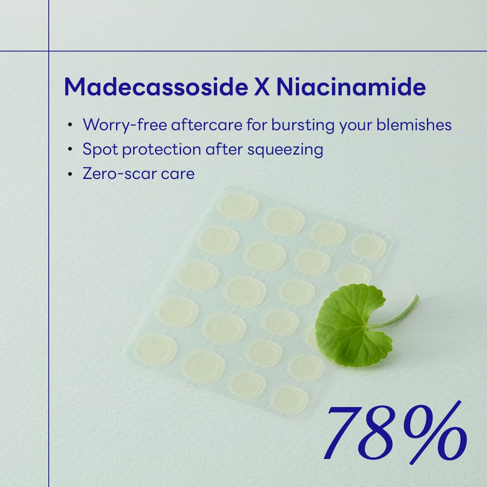 Adhérence parfaite du patch Mediheal Derma Clear sans décoller.