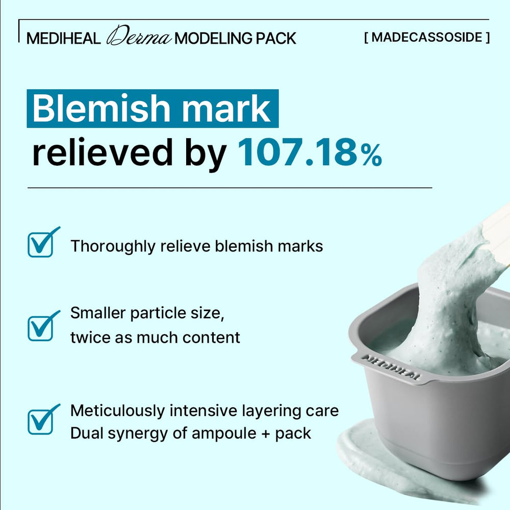Poudre de modelage dans pot, pour une adhérence parfaite du masque.