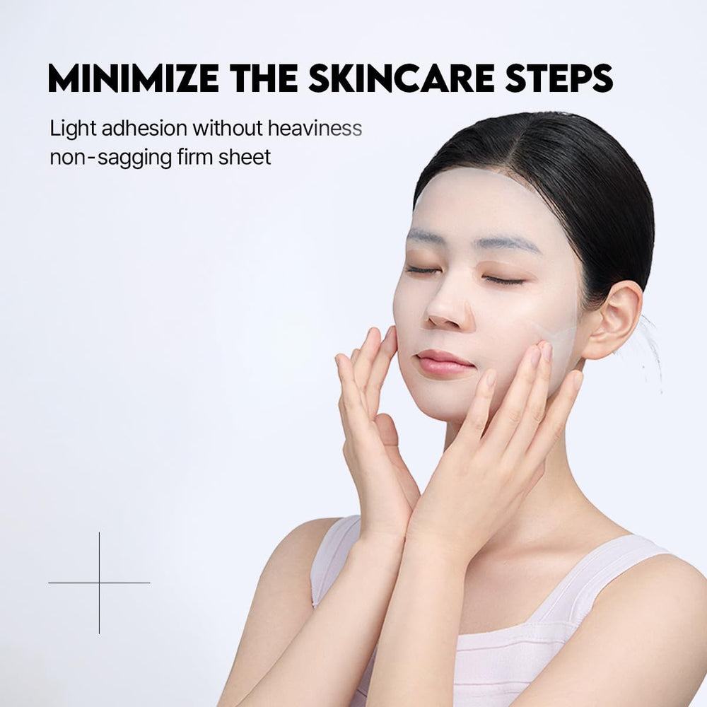 Texture du tissu soyeux du masque Mediheal Derma 365 Madecassoside