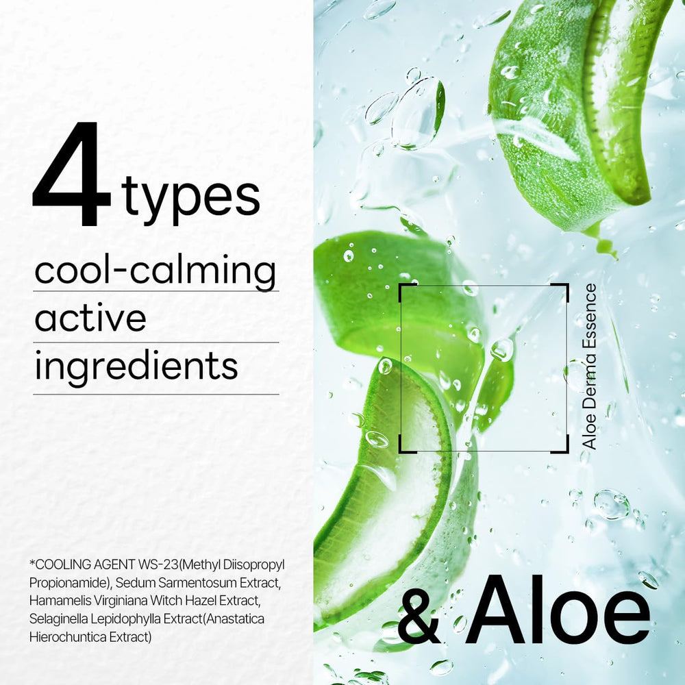 Texture non collante du masque Mediheal Dermaplus Aloe, fini frais sur la peau