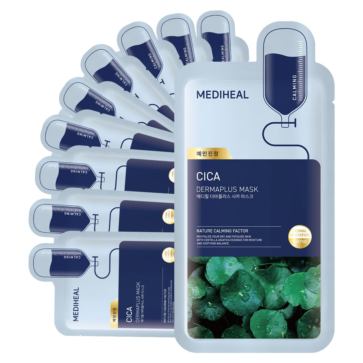 Mediheal Dermaplus Cica Mask - emballage pratique pour un soin rapide.